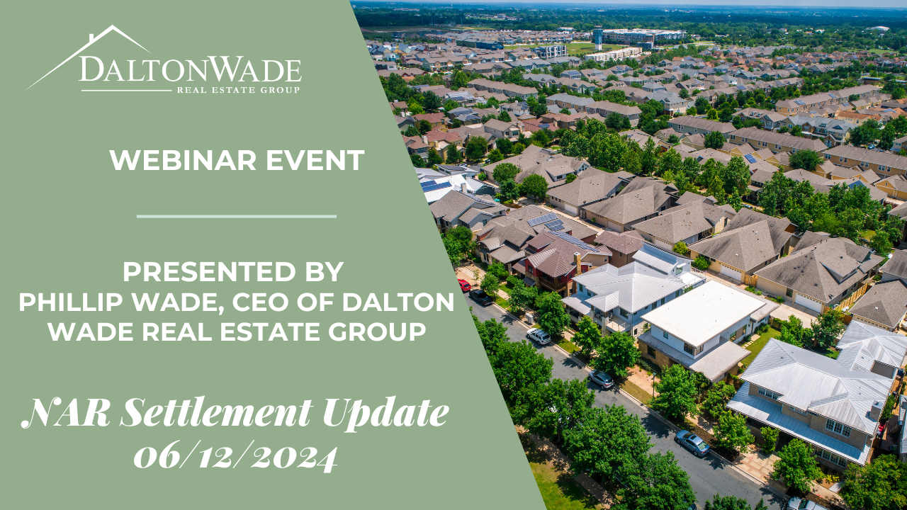 NAR Settlement Webinar, Originally recorded on 06/12/2024